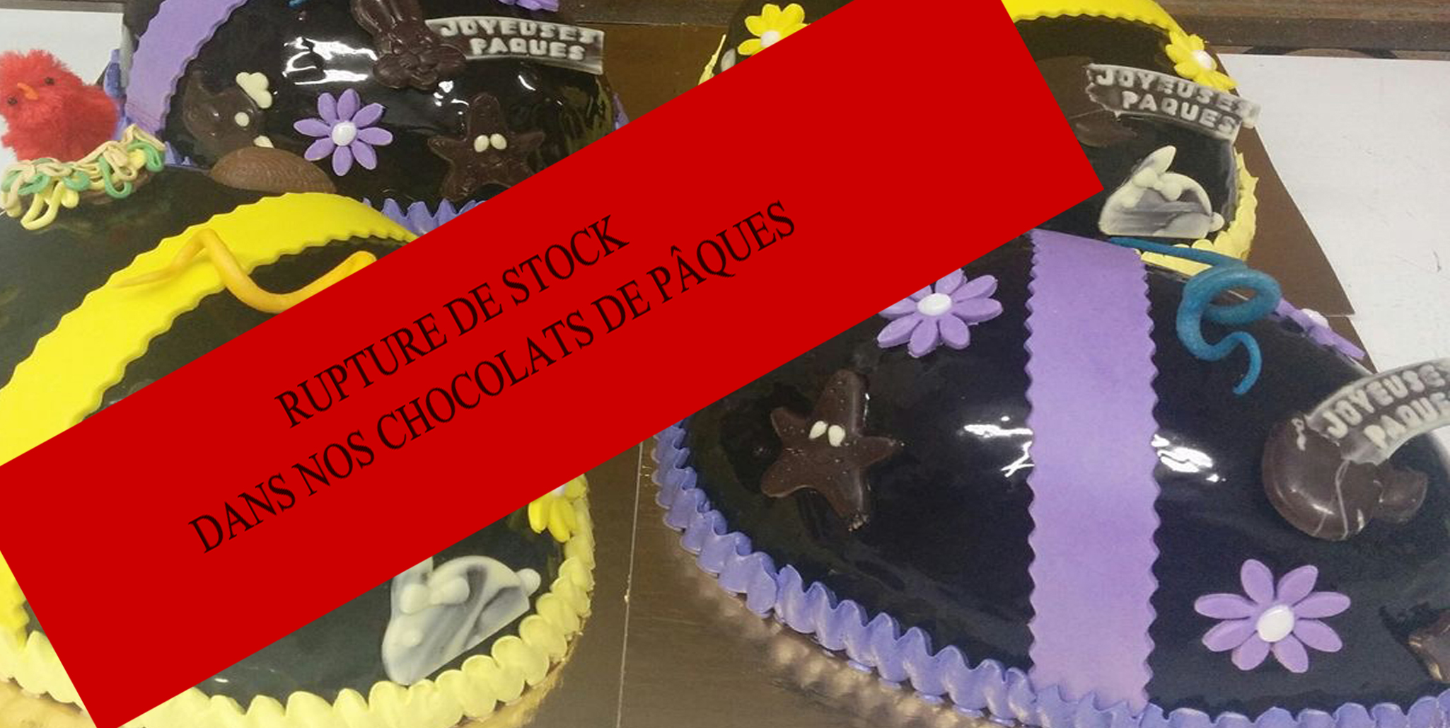 chocolat de pâques en rutpure de stock cause de la pandémie